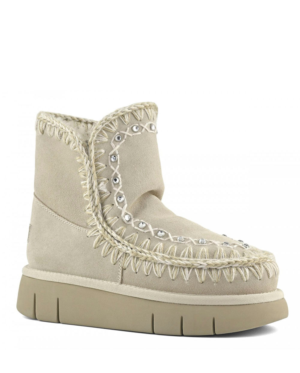 MOU Eskimo Bounce boot strass chalk