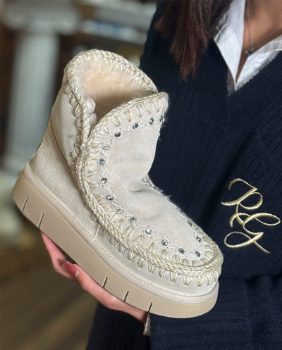 MOU Eskimo Bounce boot strass chalk