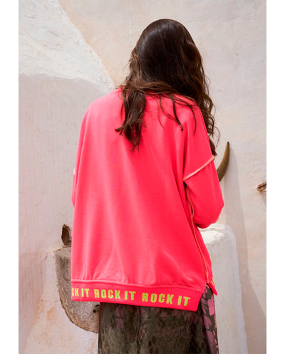 Sudadera Rock It Strass neon Miss Goodlife