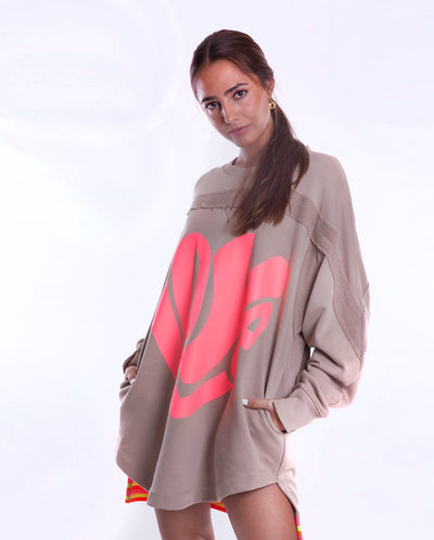 Sudadera larga Love arena Miss Goodlife