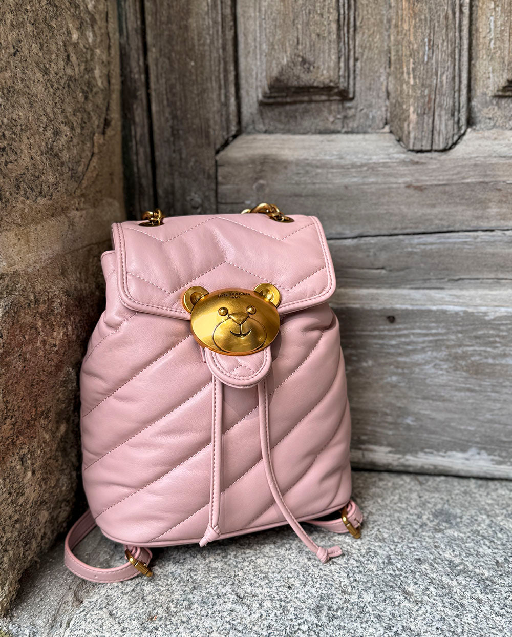 Mochila Puffy rosa nude Rue Madam Paris