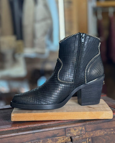 Botín Giza negro cowboy Nemonic