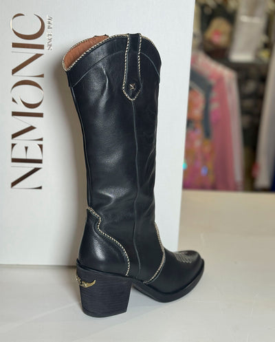 Bota Sauvage negro estrella Nemonic