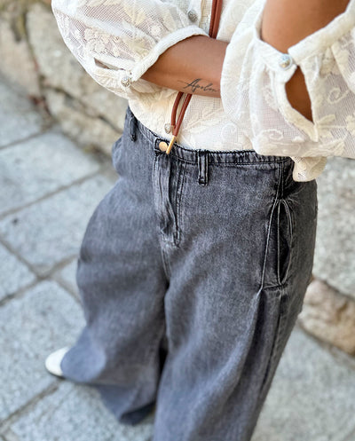 Pantalón Grit gris Orfeo París