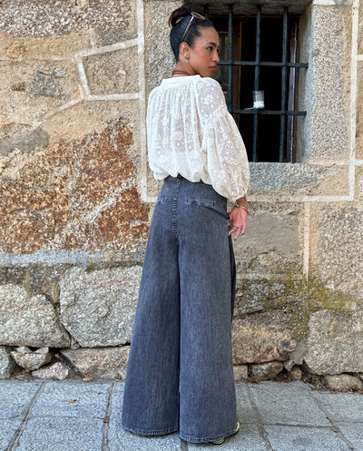 Pantalón Grit gris Orfeo París