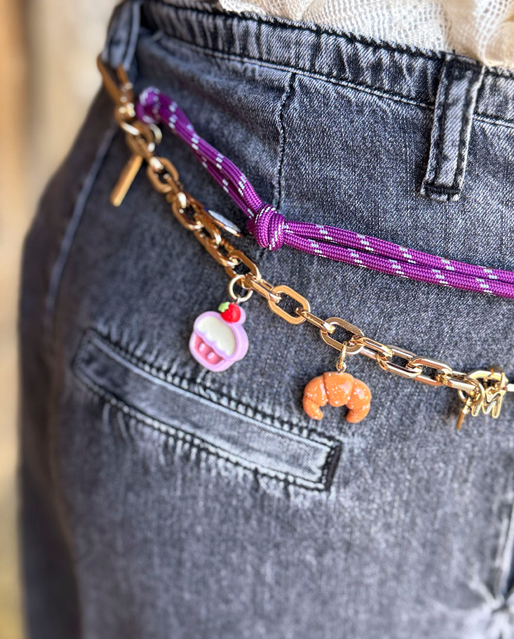 Cadena para bolso accesorio Croissant Rue Madam Paris