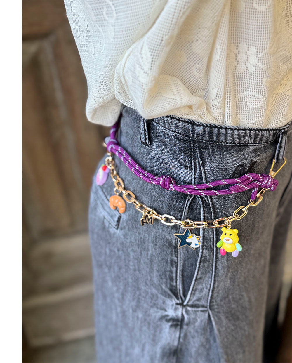 Cadena para bolso accesorio Croissant Rue Madam Paris