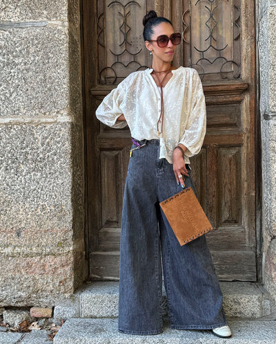Saco de compras revermont Vermont conhaque Rue Madam Paris