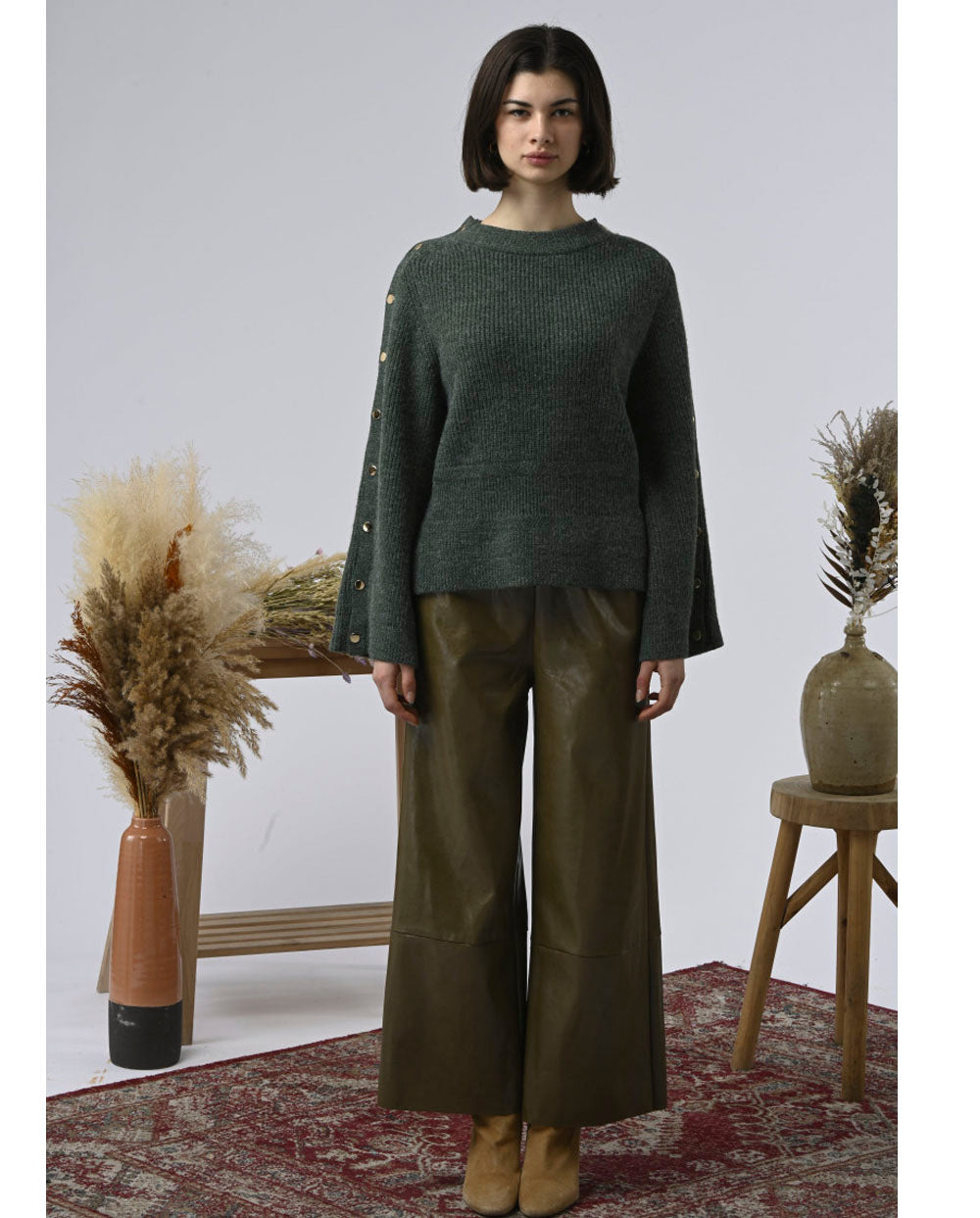 Suéter Aliz preto Orfeo Paris