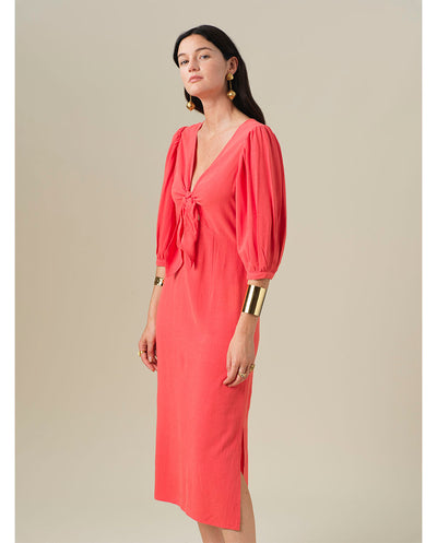 Vestido Lemma naranja Orfeo París