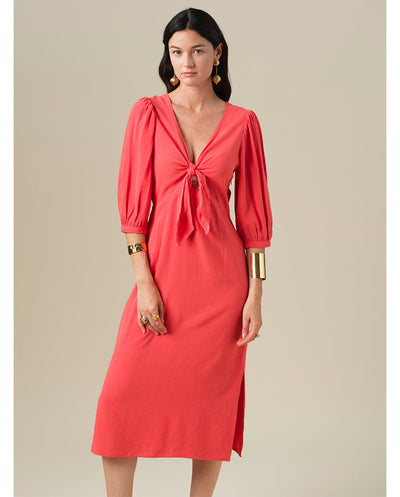 Vestido Lemma naranja Orfeo París