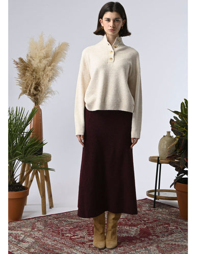 Falda Maille burdeos Orfeo París