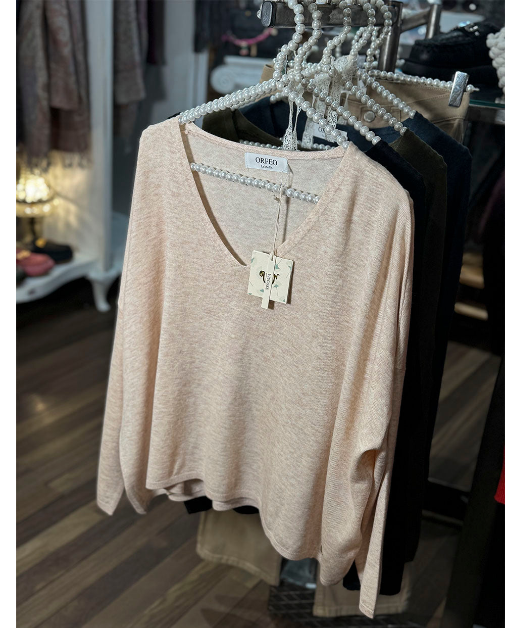 Jersey Leila beige Orfeo París