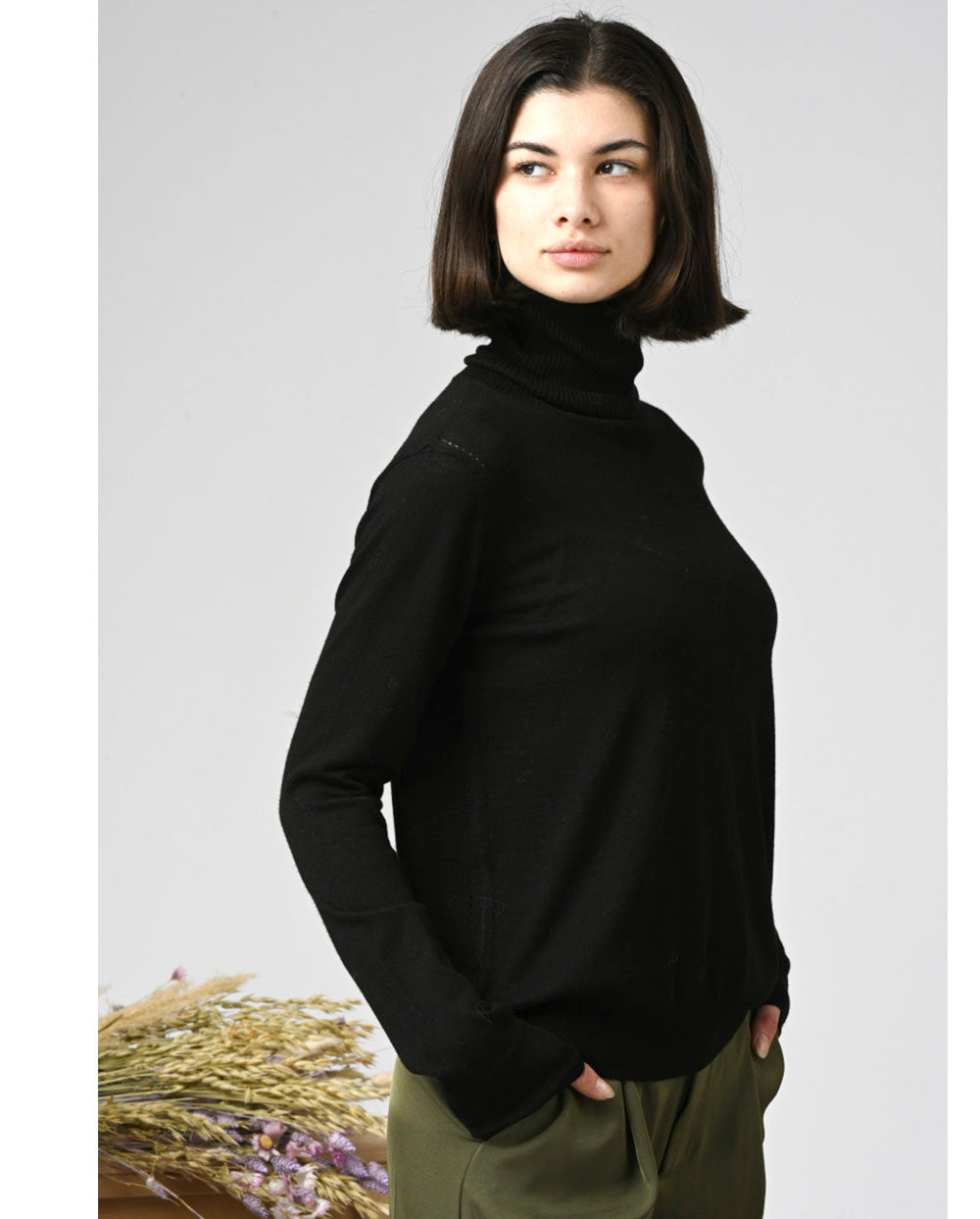 Suéter Aliz preto Orfeo Paris