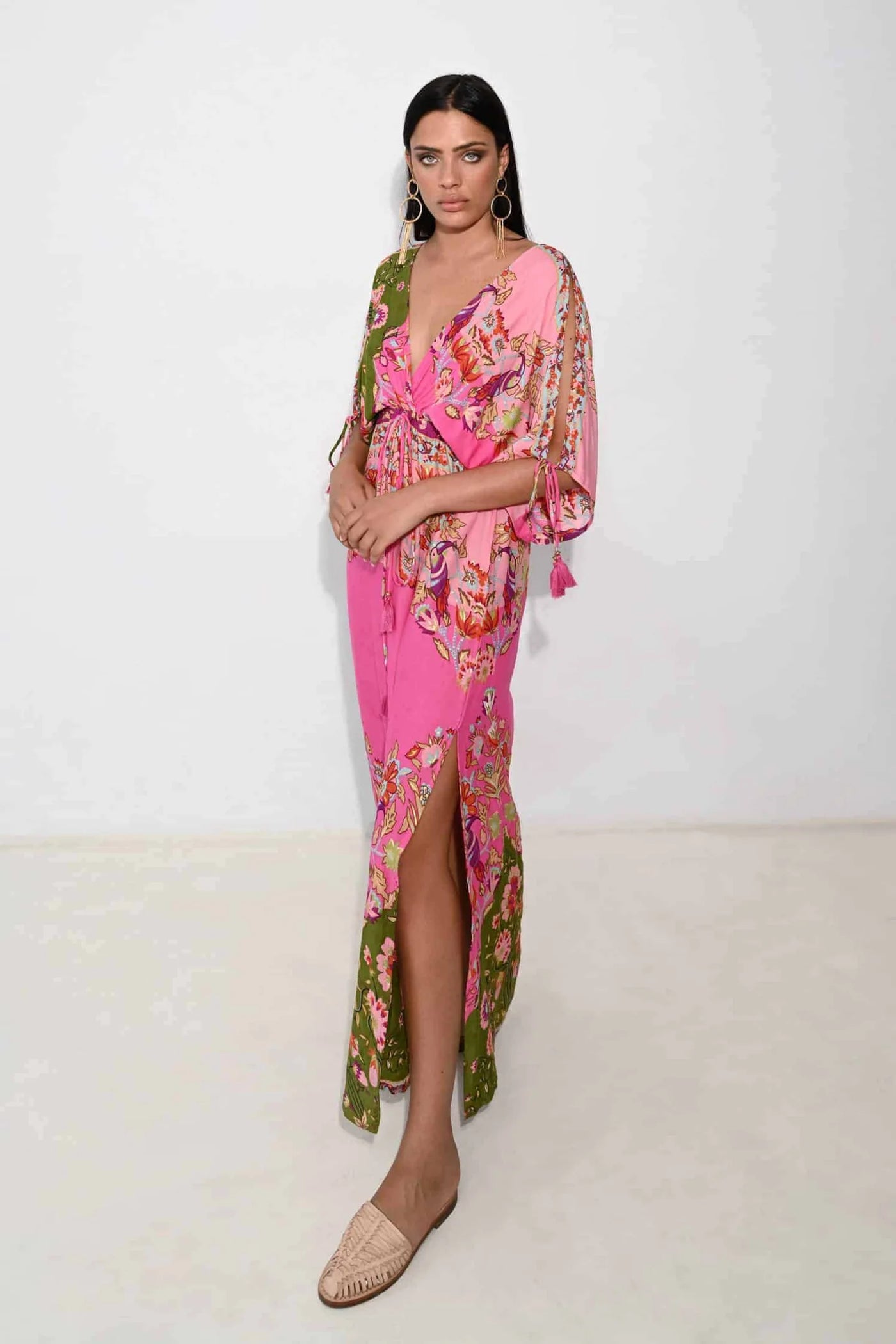 Vestido largo Marrakesh star rosa Piti Cuiti