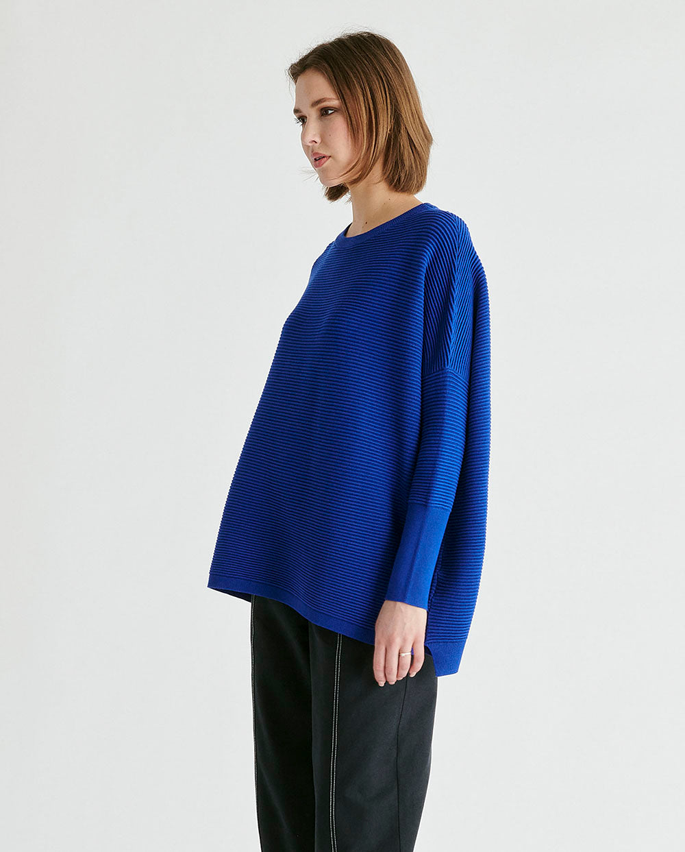 Jersey Canalé azul royal Paisie London