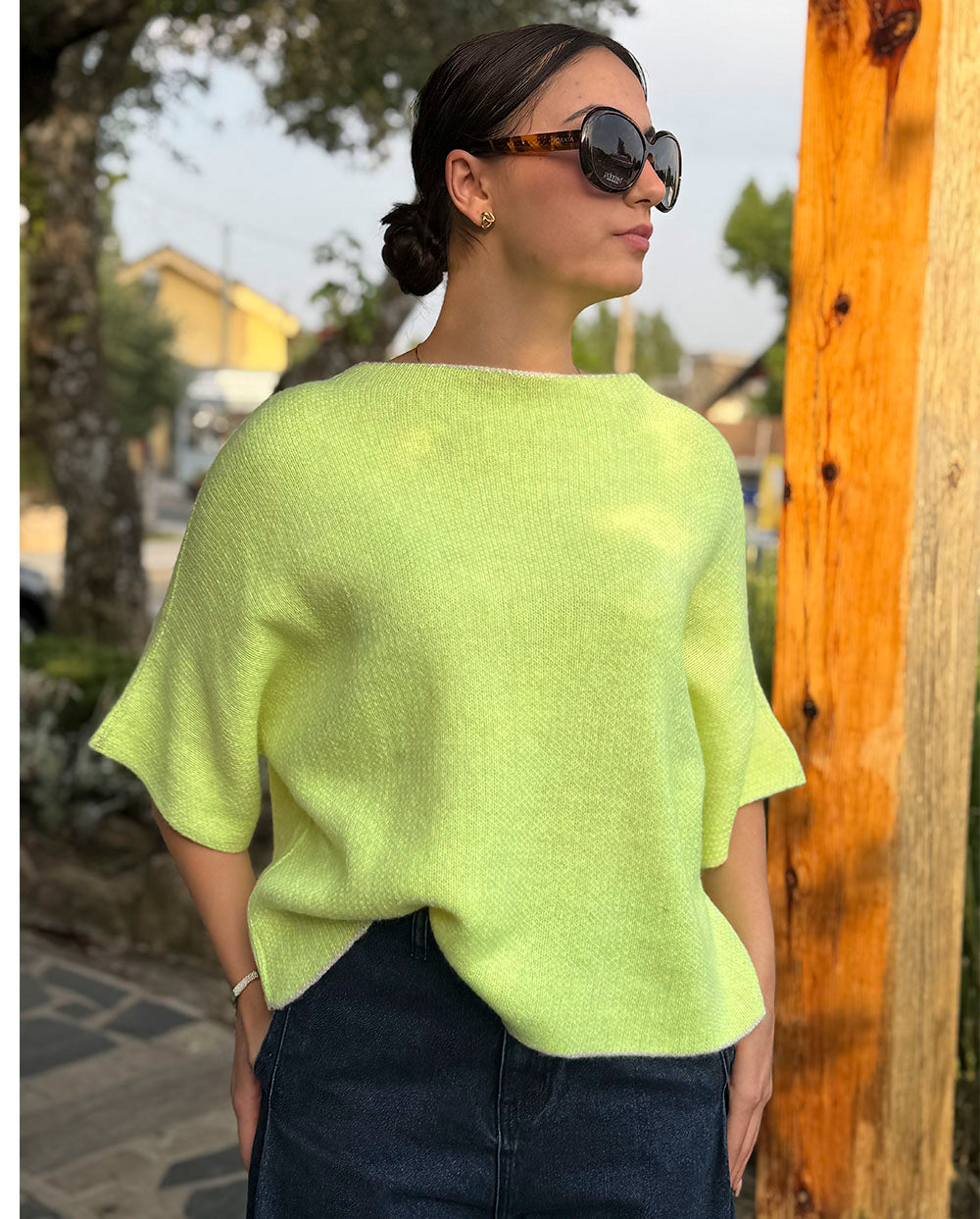 Jersey amarillo flúor Pan Producto Básico