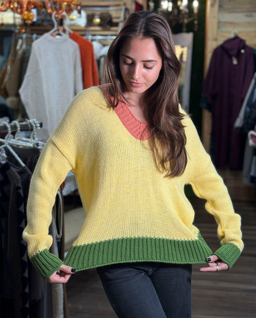 Jersey amarillo coral Pan Producto Básico