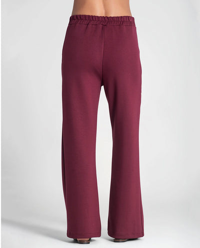 Pantalón granate raya vertical Rüga
