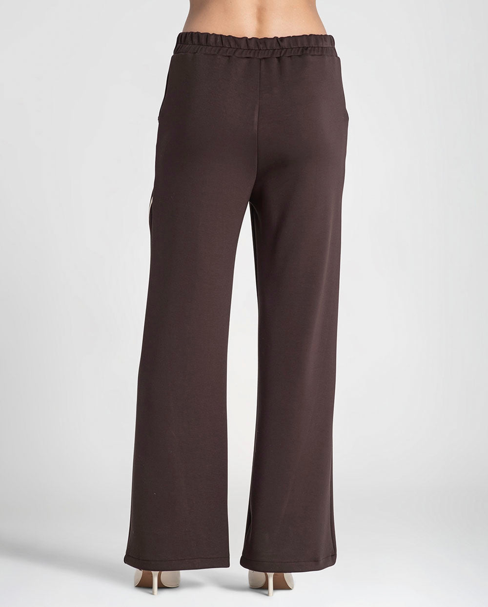 Pantalón chocolate raya vertical Rüga