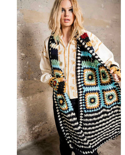Bufanda Crochet multicolor Piti Cuiti