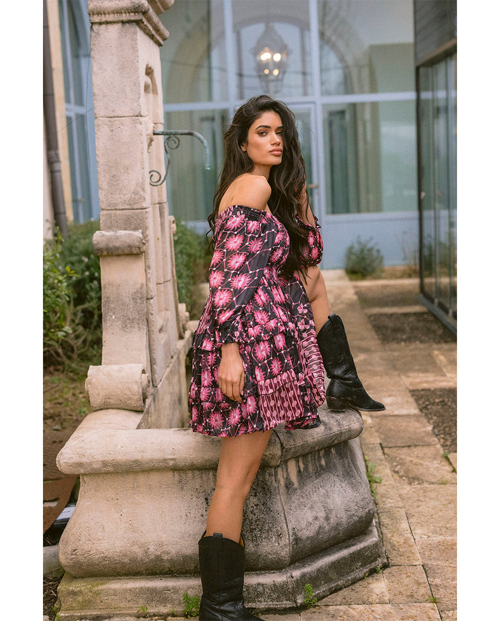 Vestido Dalia rosa Piti Cuiti