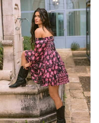 Vestido Dalia rosa Piti Cuiti
