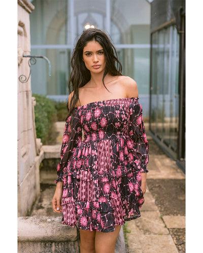 Vestido Dalia rosa Piti Cuiti