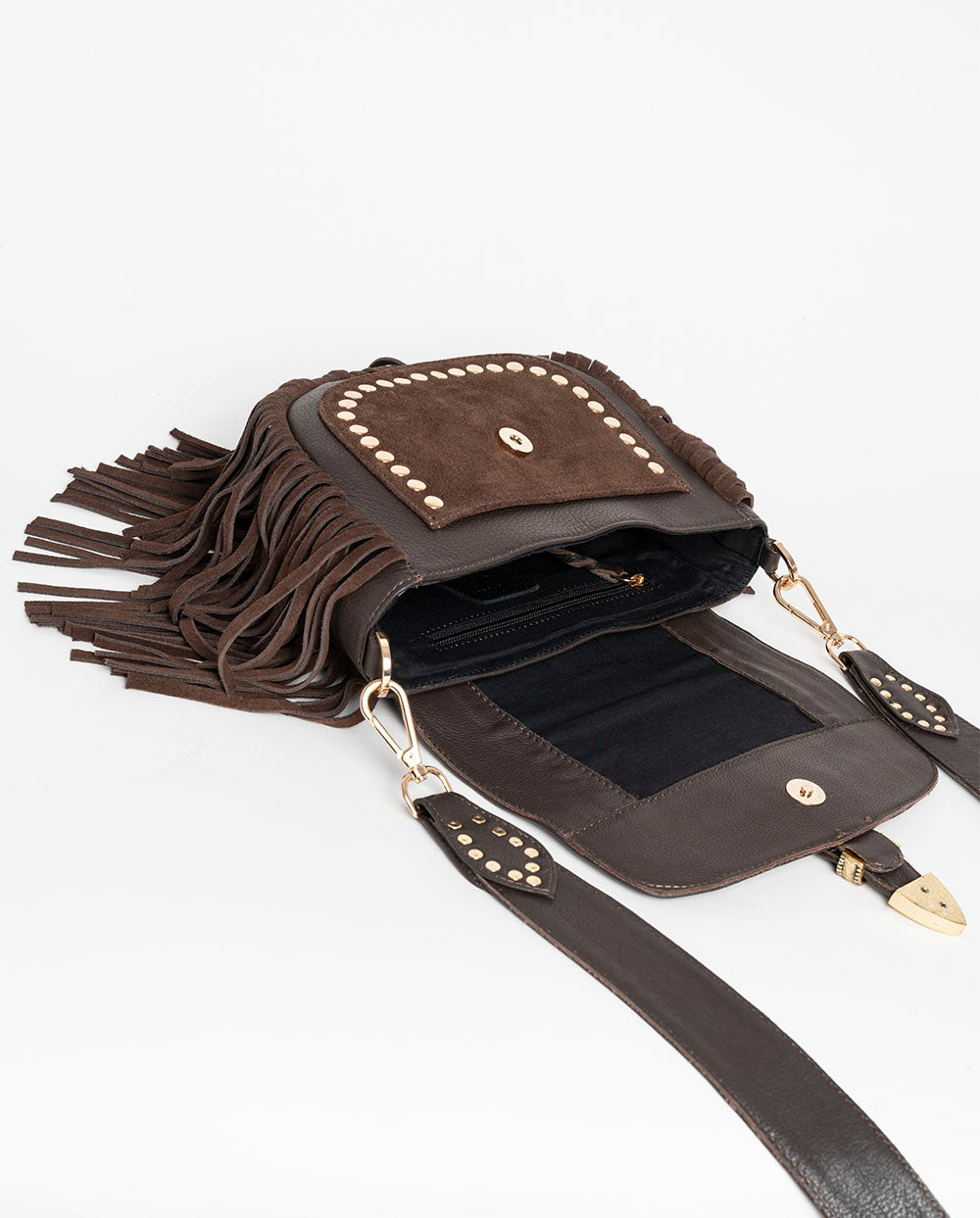 Bolso bandolera Milano marrón Piti Cuiti