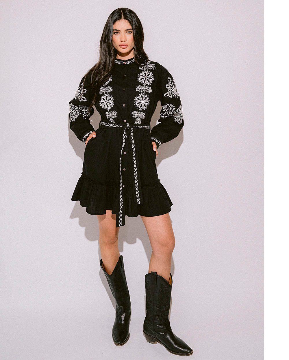 Vestido corto Verona Black&white Piti Cuiti