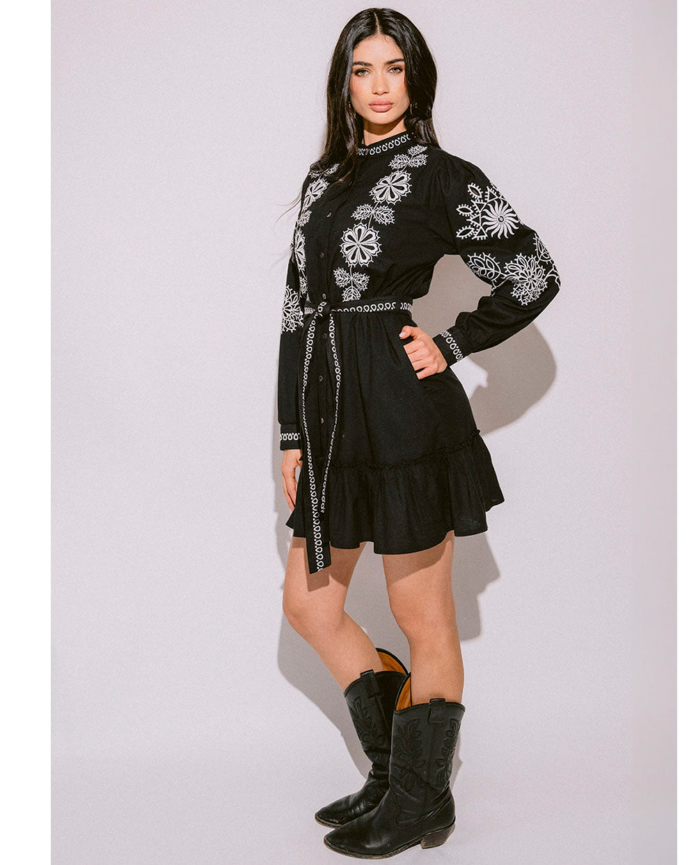 Vestido corto Verona Black&white Piti Cuiti