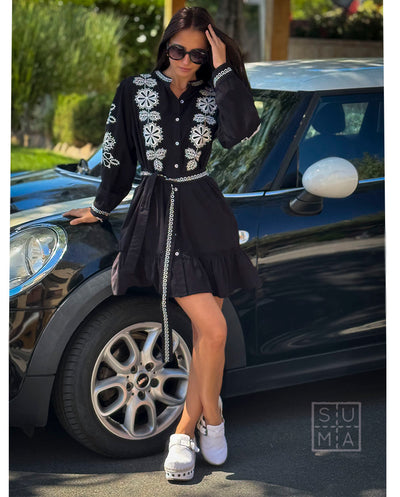 Vestido corto Verona Black&white Piti Cuiti