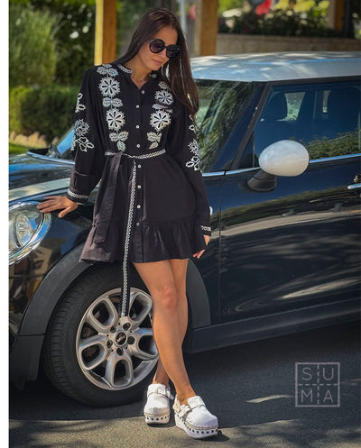 Vestido corto Verona Black&white Piti Cuiti