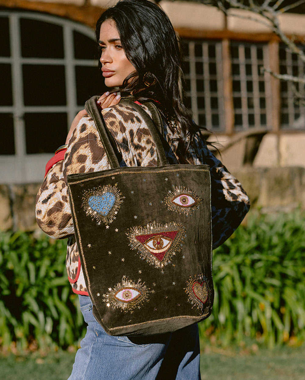Bolso shopper Stelar verde Piti Cuiti