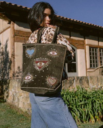 Bolso shopper Stelar verde Piti Cuiti