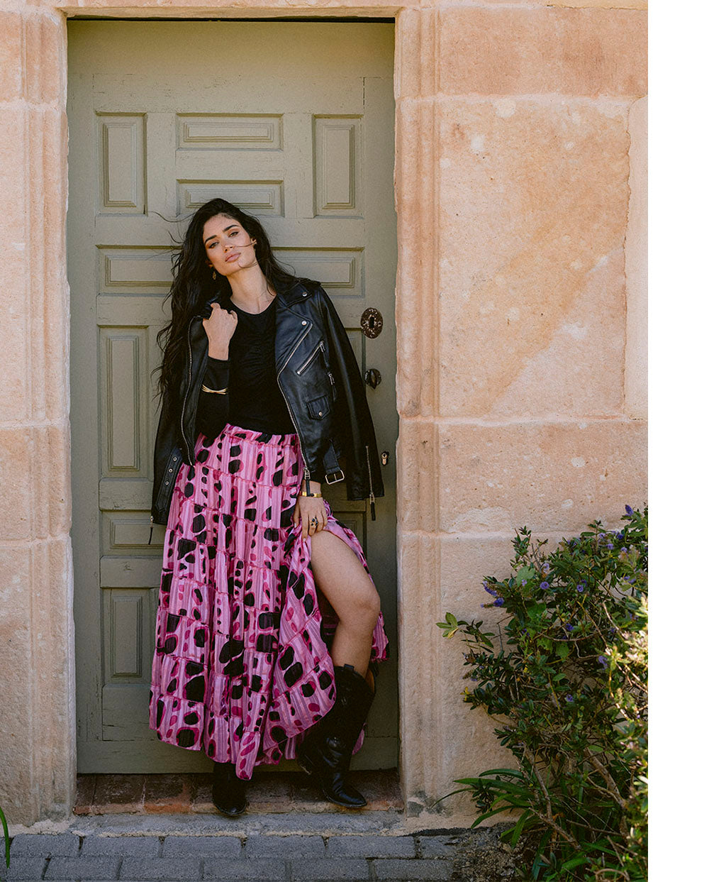 Falda larga Lili Pink Piti Cuiti
