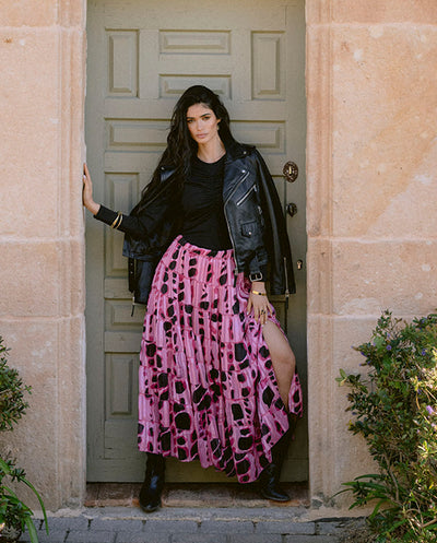 Falda larga Lili Pink Piti Cuiti