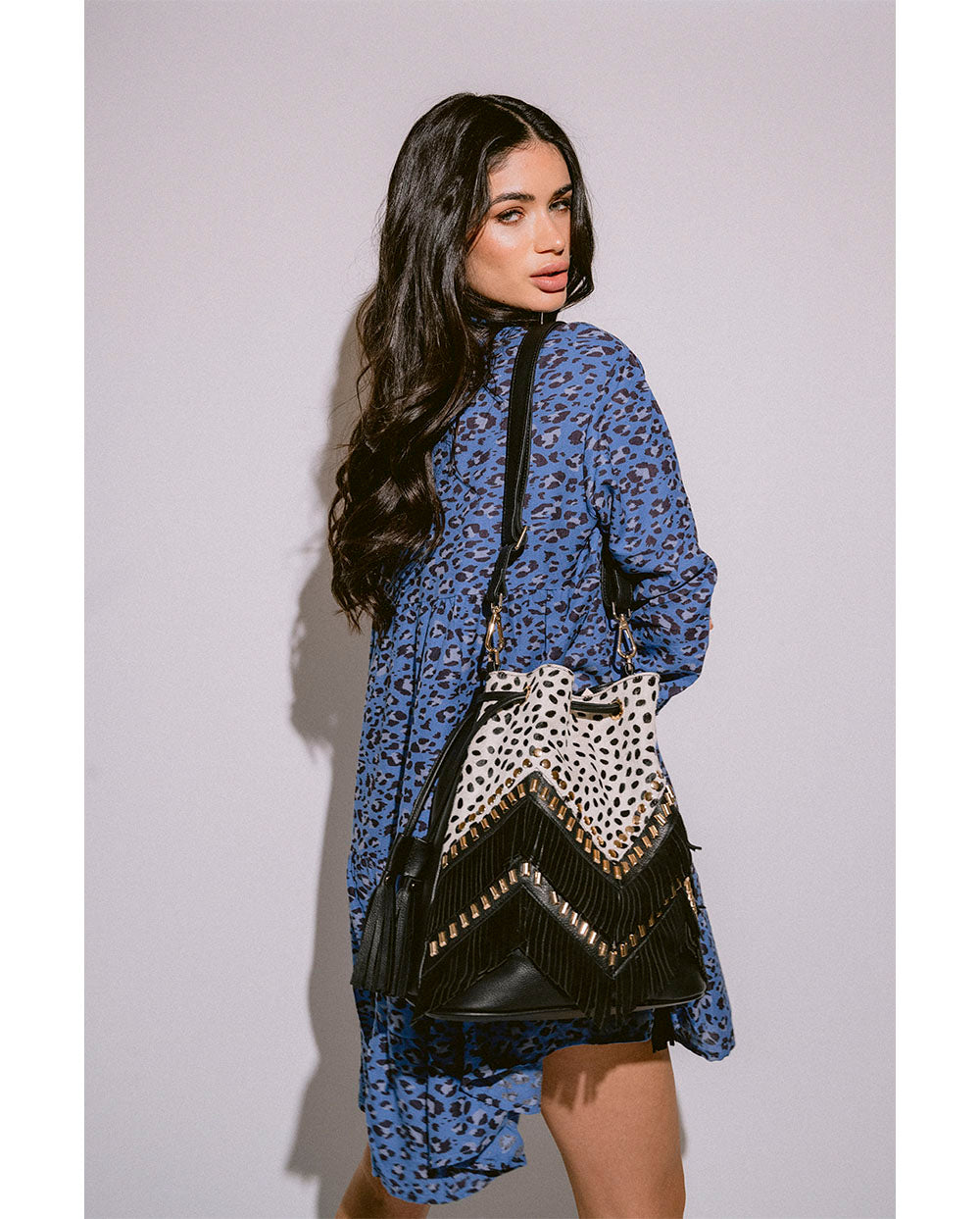 Bolso Saco Karoo Cebra Dálmata Piti Cuiti