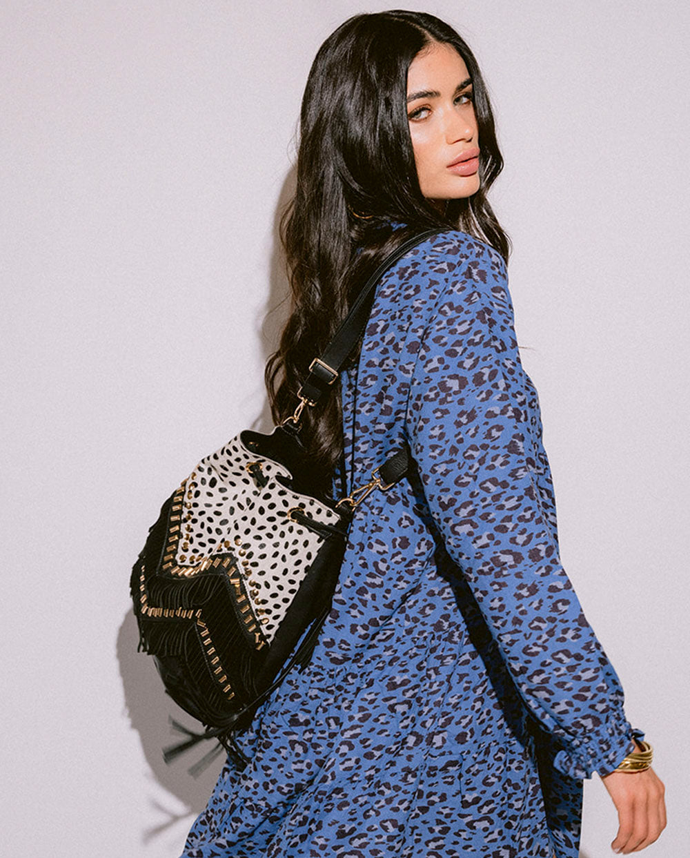 Bolso Saco Karoo Cebra Dálmata Piti Cuiti