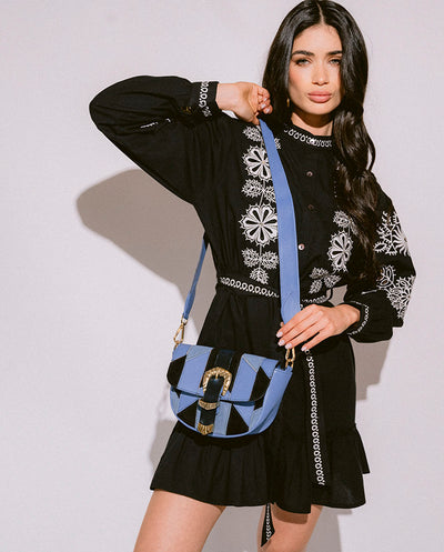 Bandolera Grace azul Piti Cuiti