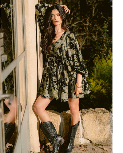 Vestido corto Cashmire Dream Green Piti Cuiti
