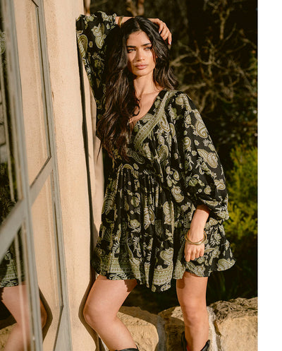 Vestido corto Cashmire Dream Green Piti Cuiti