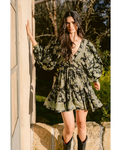 Vestido corto Cashmire Dream Green Piti Cuiti