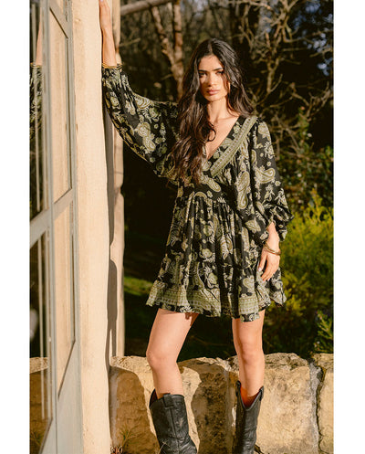 Vestido corto Cashmire Dream Green Piti Cuiti