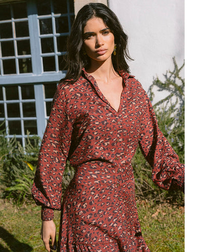 Camisa Savana Brown Piti Cuiti
