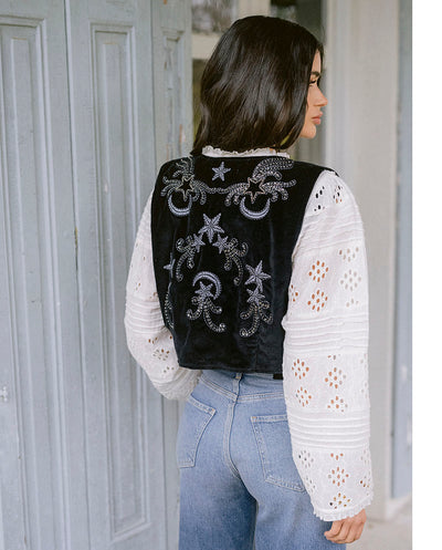 Chaleco Midnight velvet Piti Cuiti