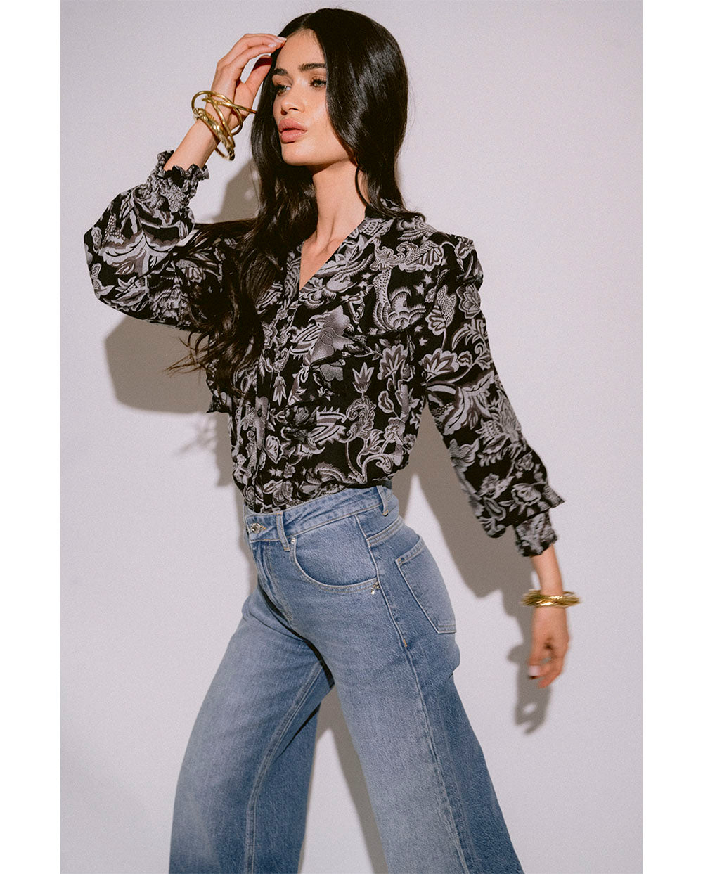 Blusa Verona Black&white Piti Cuiti