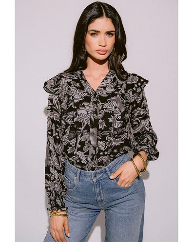 Blusa Verona Black&white Piti Cuiti