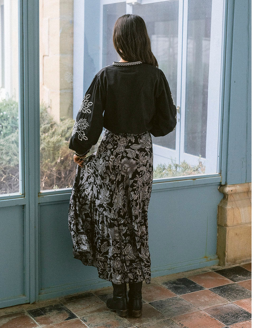 Falda Verona Black&white Piti Cuiti