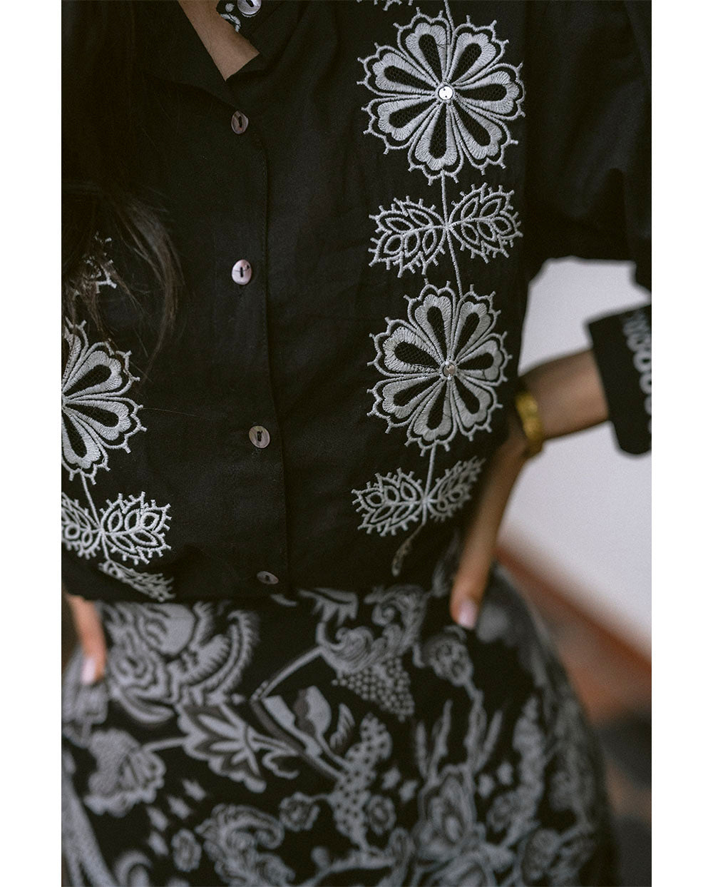 Camisa Verona Black&white Piti Cuiti